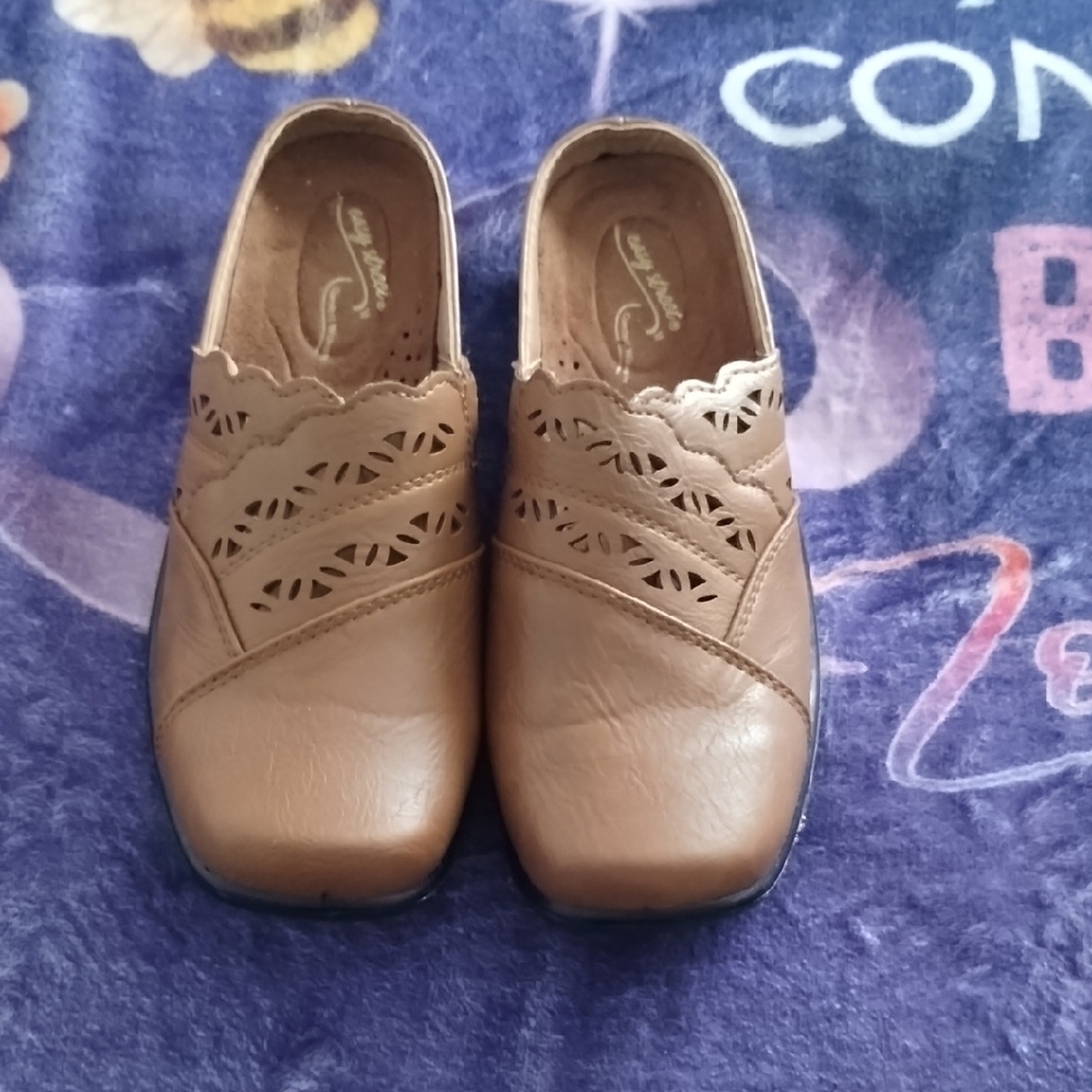 Easy Street Tan Women's Flats